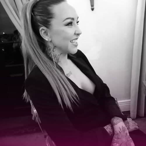 Sam, founder and permanent makeup artist at Blade Boutique